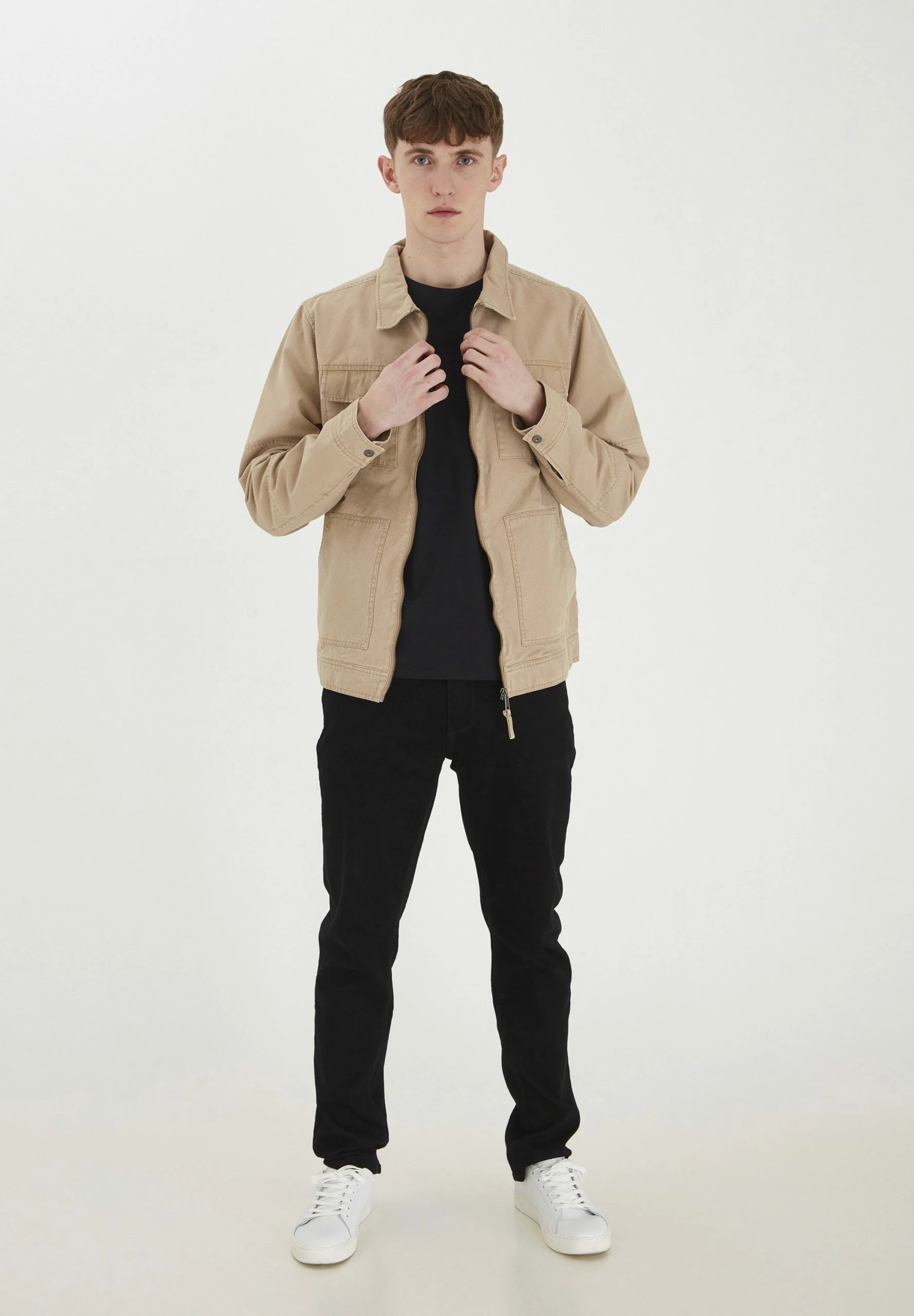 Blend Bhouterwear - Chaqueta Fina - Beige 2 Blend Bhouterwear - Chaqueta Fina - Beige - Imagen 2