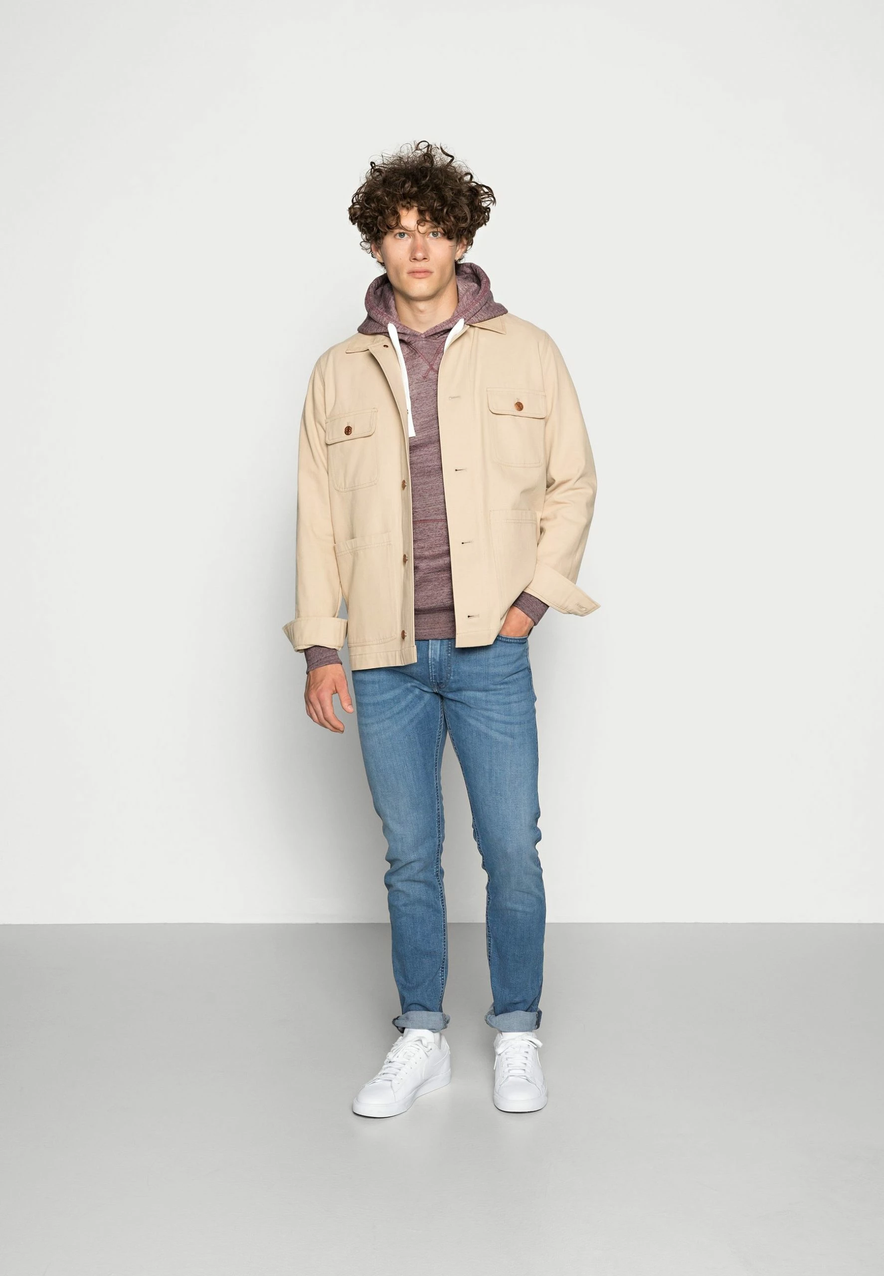 Blend Bhalton - Jersey Con Capucha - Wine Red 2 Blend Bhalton - Jersey Con Capucha - Wine Red - Imagen 2