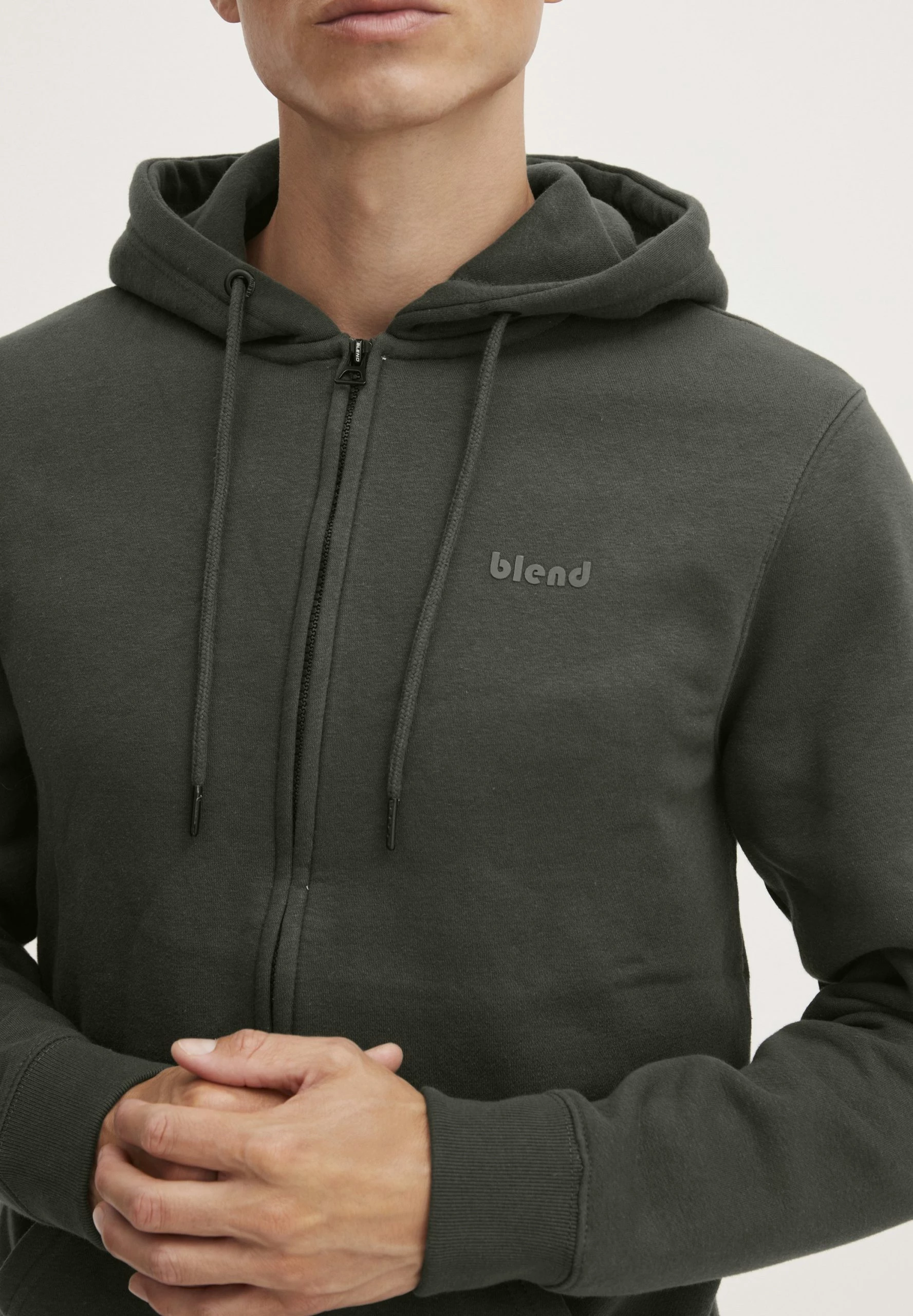 Blend Bhdownton Zipthrough - Sudadera Con Cremallera - Forest Night 4 Blend Bhdownton Zipthrough - Sudadera Con Cremallera - Forest Night - Imagen 4