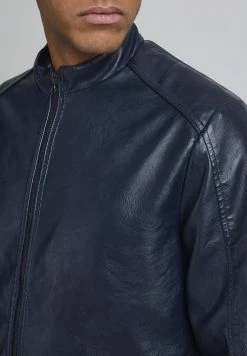 Blend Outerwear - Chaqueta De Cuero Sintético - Dress Blues -Blend Ventas 1b98e06713aa4216b18030075a27da35