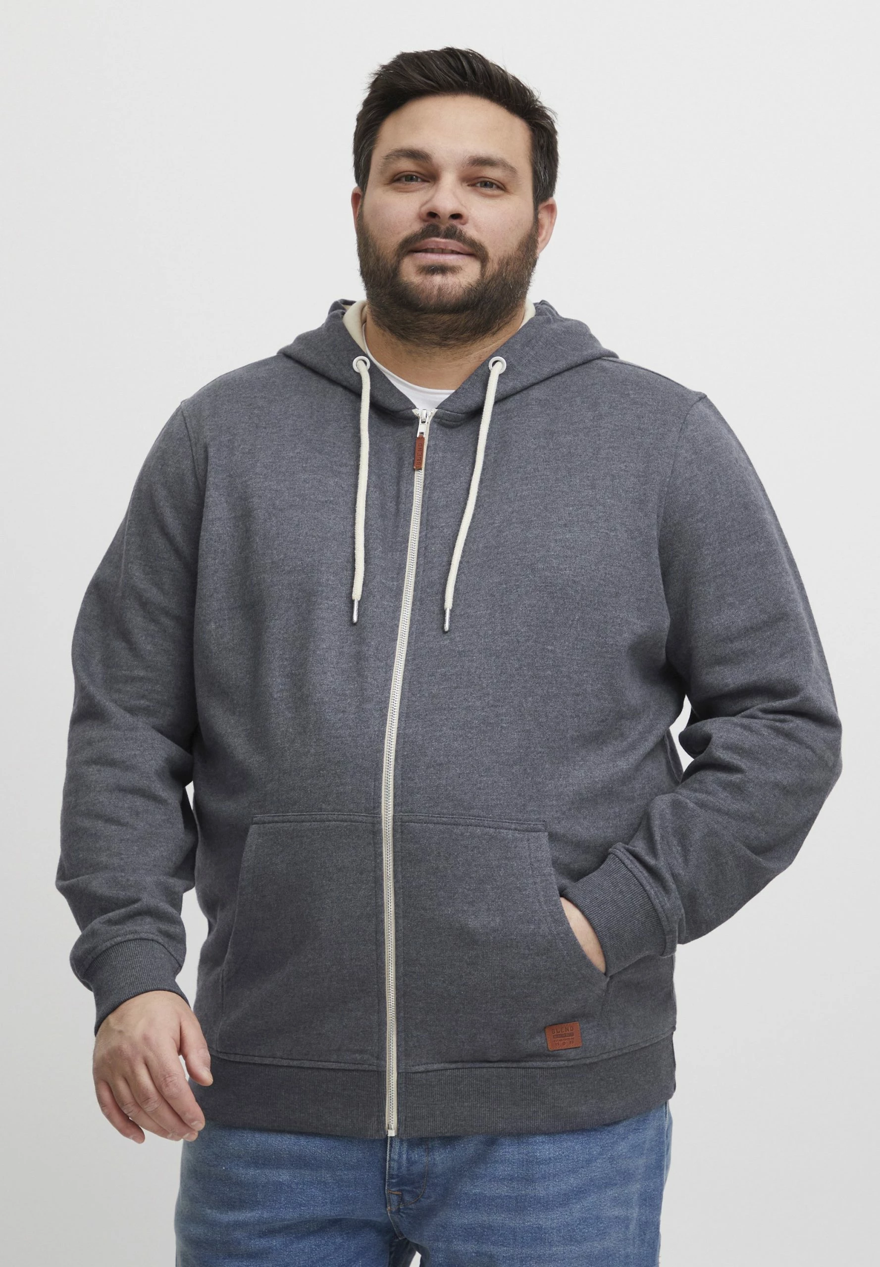 Blend Bhhulker Bt - Sudadera Con Cremallera - Dress Blues 1 Blend Bhhulker Bt - Sudadera Con Cremallera - Dress Blues