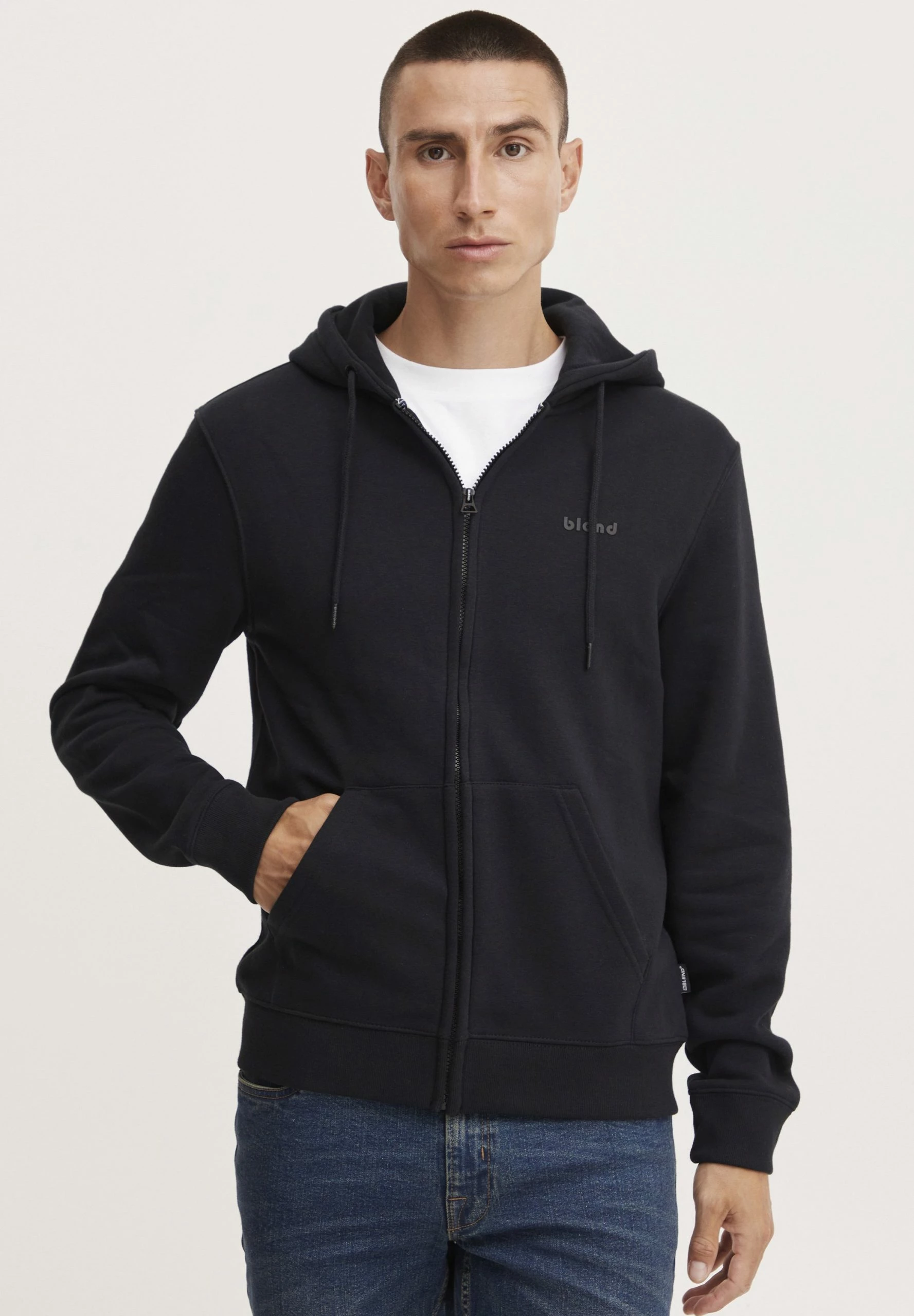 Blend Bhdownton Zipthrough - Sudadera Con Cremallera - Black 1 Blend Bhdownton Zipthrough - Sudadera Con Cremallera - Black