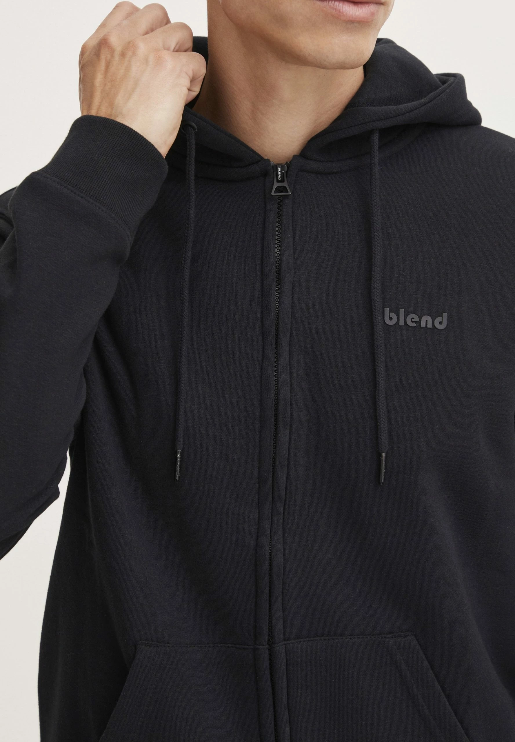 Blend Bhdownton Zipthrough - Sudadera Con Cremallera - Black 4 Blend Bhdownton Zipthrough - Sudadera Con Cremallera - Black - Imagen 4