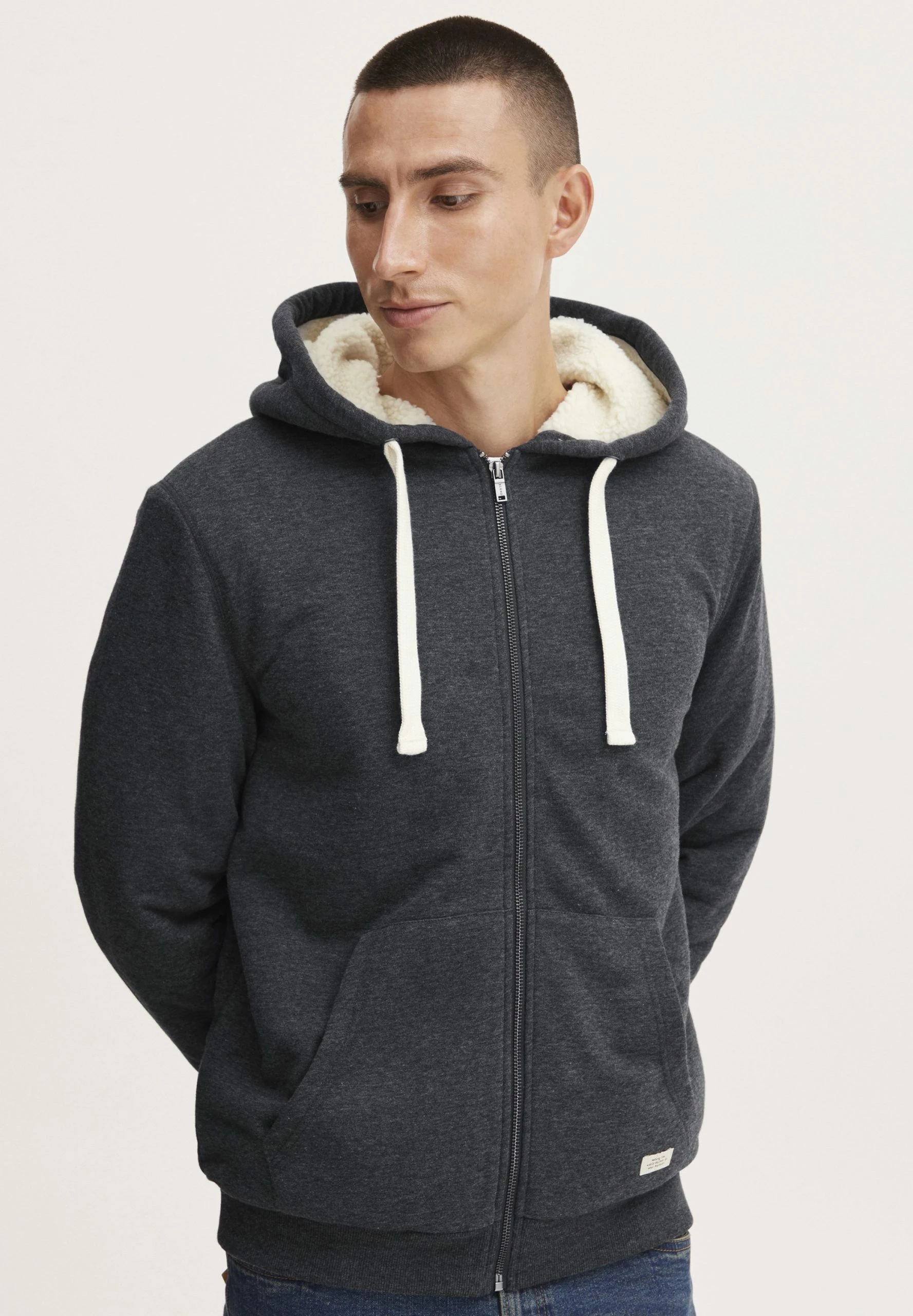 Blend Sudadera Con Cremallera - Charcoal Mix 1 Blend Sudadera Con Cremallera - Charcoal Mix