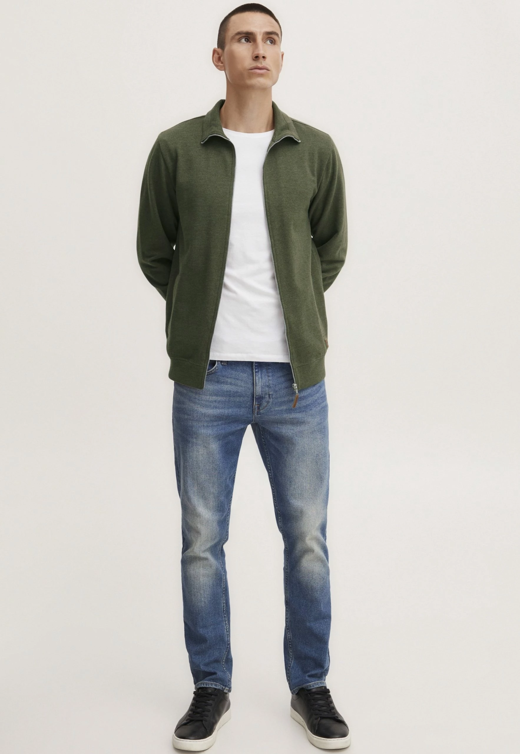 Blend Bhalio - Sudadera Con Cremallera - Ivy Green 2 Blend Bhalio - Sudadera Con Cremallera - Ivy Green - Imagen 2