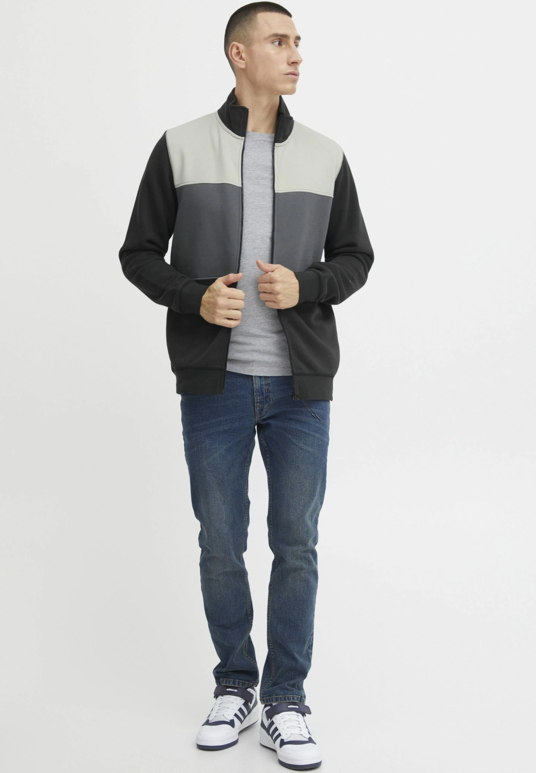 Blend Bhblock - Sudadera Con Cremallera - Black 2 Blend Bhblock - Sudadera Con Cremallera - Black - Imagen 2