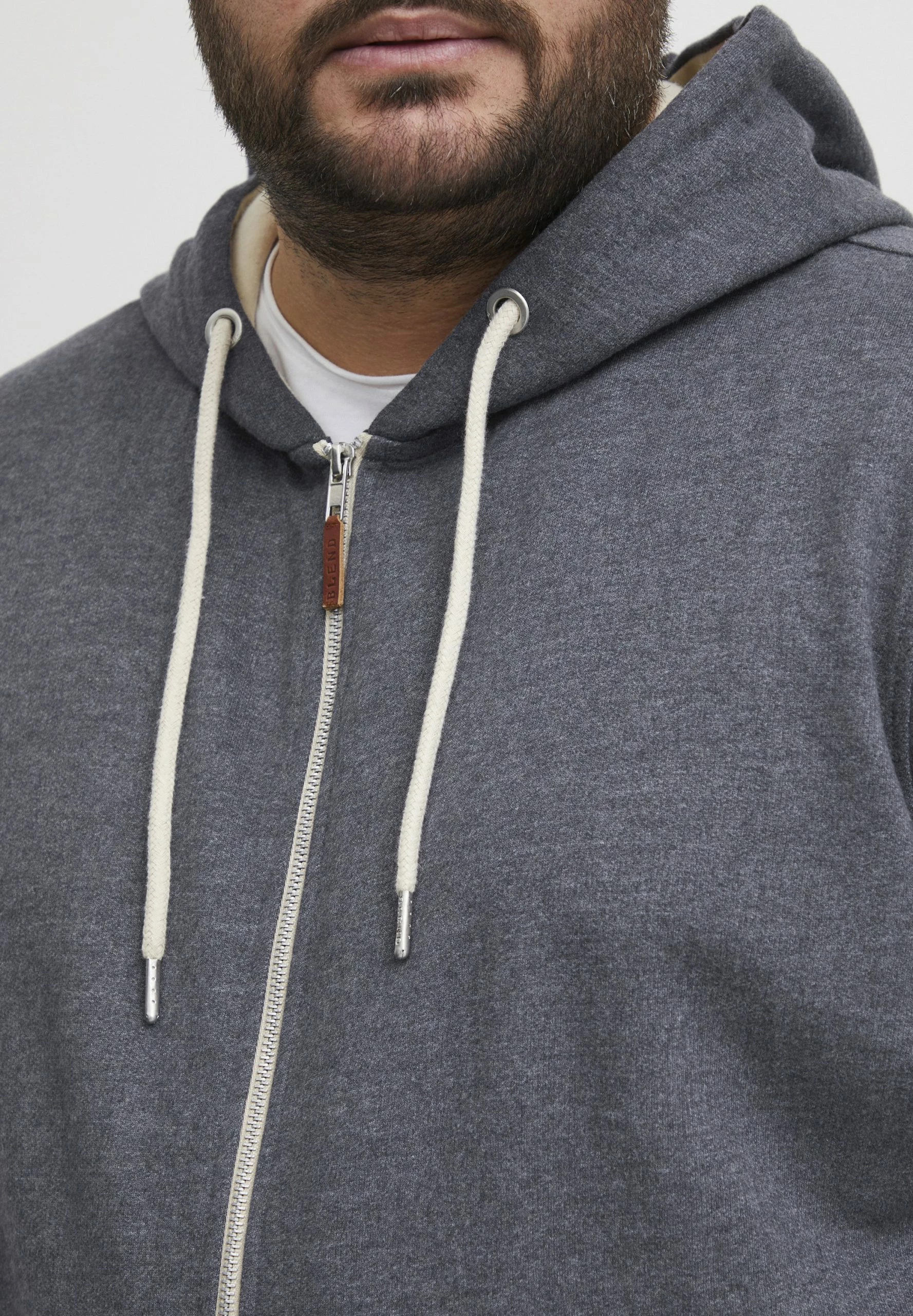 Blend Bhhulker Bt - Sudadera Con Cremallera - Dress Blues 4 Blend Bhhulker Bt - Sudadera Con Cremallera - Dress Blues - Imagen 4