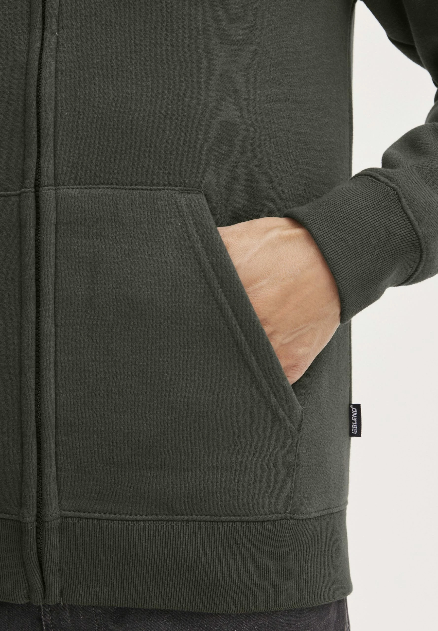 Blend Bhdownton Zipthrough - Sudadera Con Cremallera - Forest Night 5 Blend Bhdownton Zipthrough - Sudadera Con Cremallera - Forest Night - Imagen 5