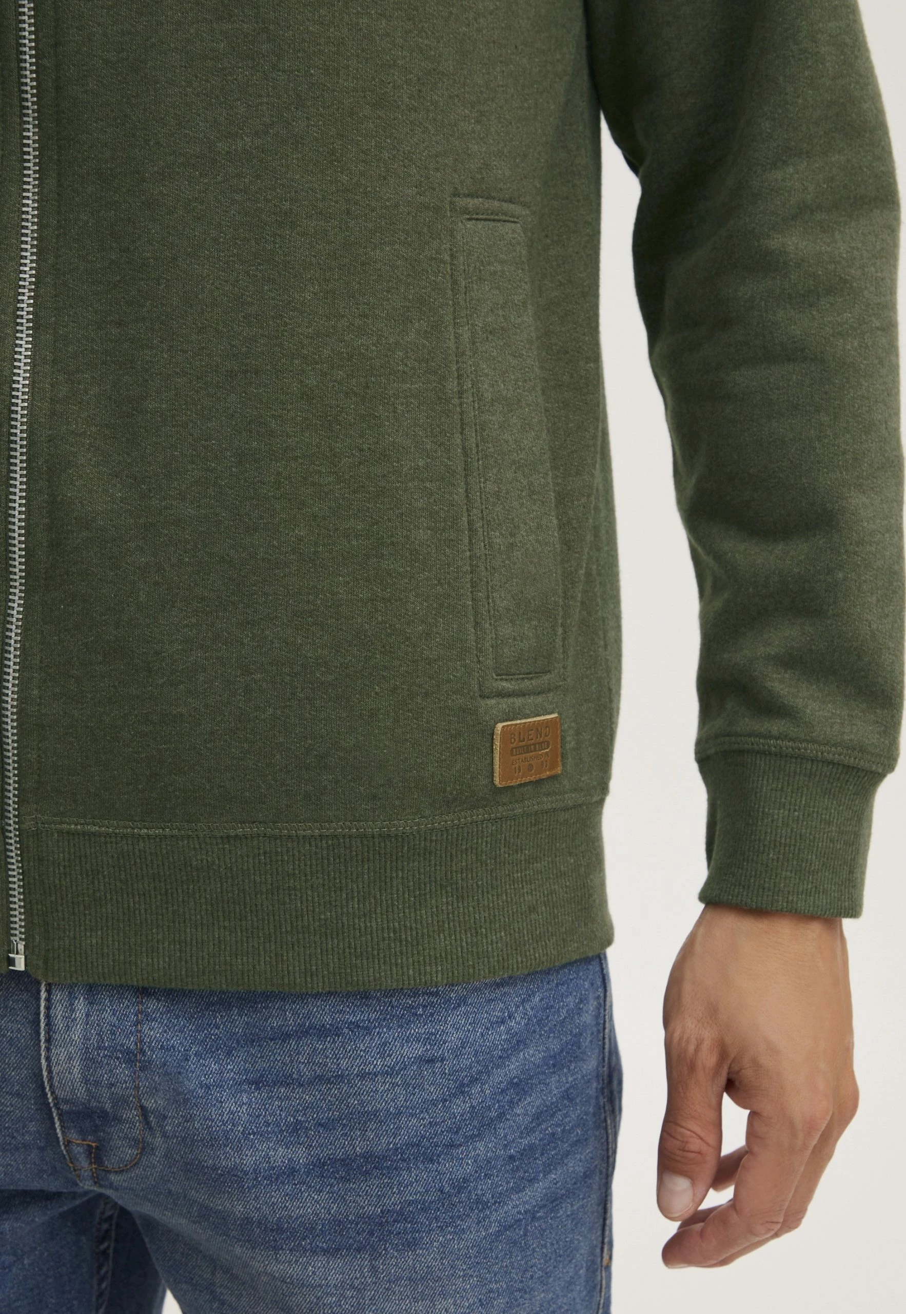 Blend Bhalio - Sudadera Con Cremallera - Ivy Green 5 Blend Bhalio - Sudadera Con Cremallera - Ivy Green - Imagen 5
