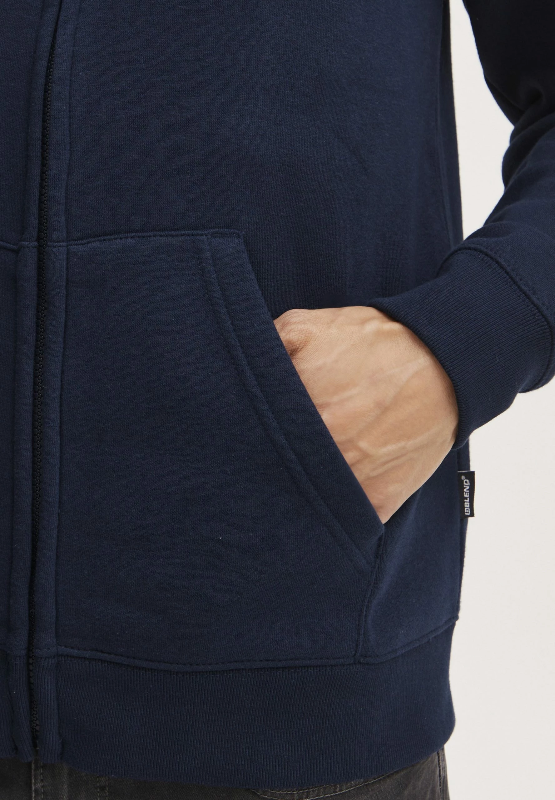 Blend Bhdownton Zipthrough - Sudadera Con Cremallera - Dress Blues 5 Blend Bhdownton Zipthrough - Sudadera Con Cremallera - Dress Blues - Imagen 5