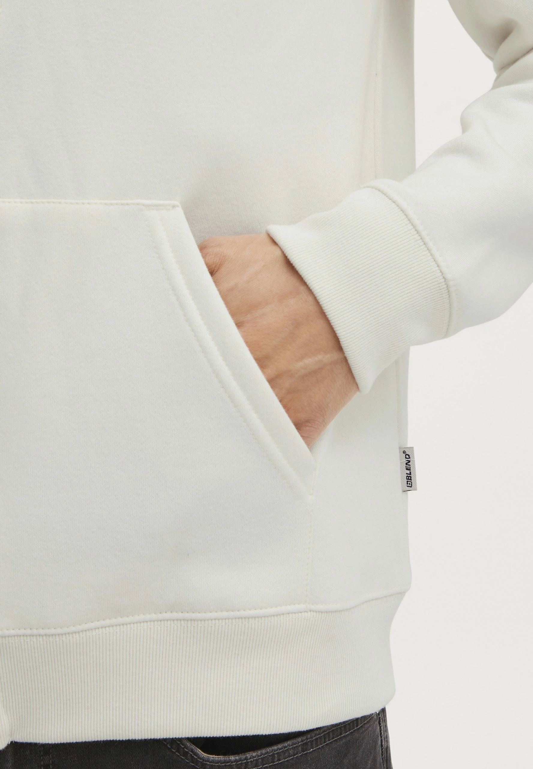 Blend Bhdownton Zipthrough - Sudadera Con Cremallera - Egret 5 Blend Bhdownton Zipthrough - Sudadera Con Cremallera - Egret - Imagen 5