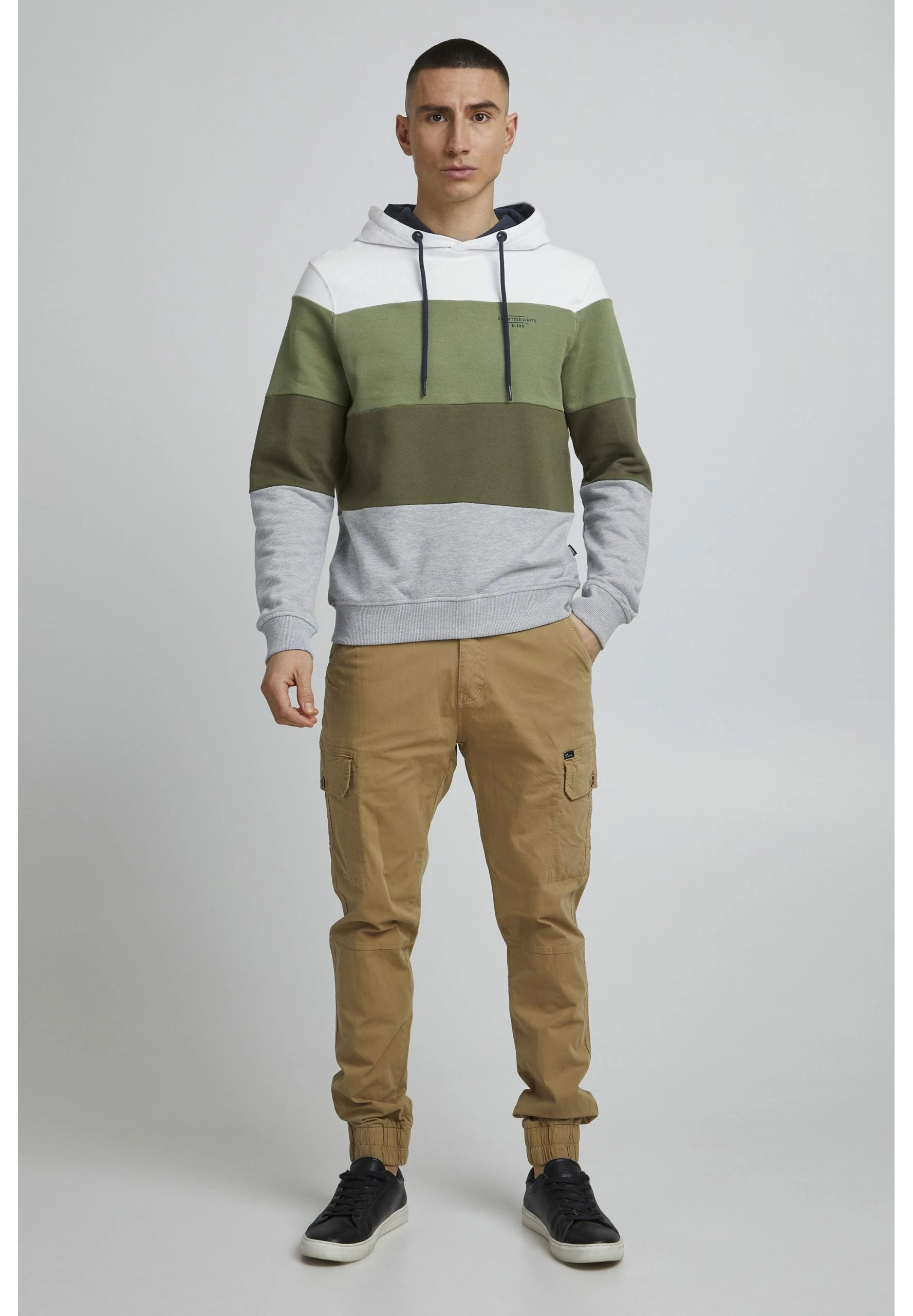 Blend Jersey De Punto - Olive Night 2 Blend Jersey De Punto - Olive Night - Imagen 2